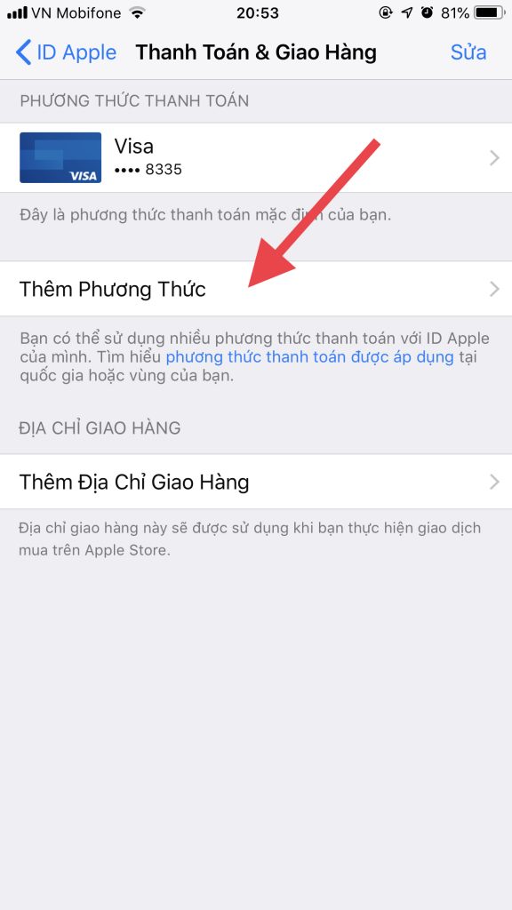 Liên kết MoMo với App Store