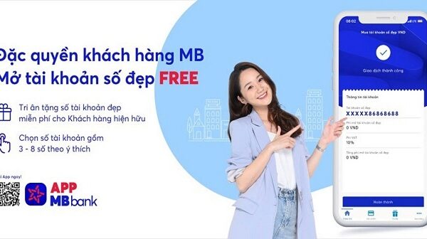 Mở tài khoản số đẹp MB bank